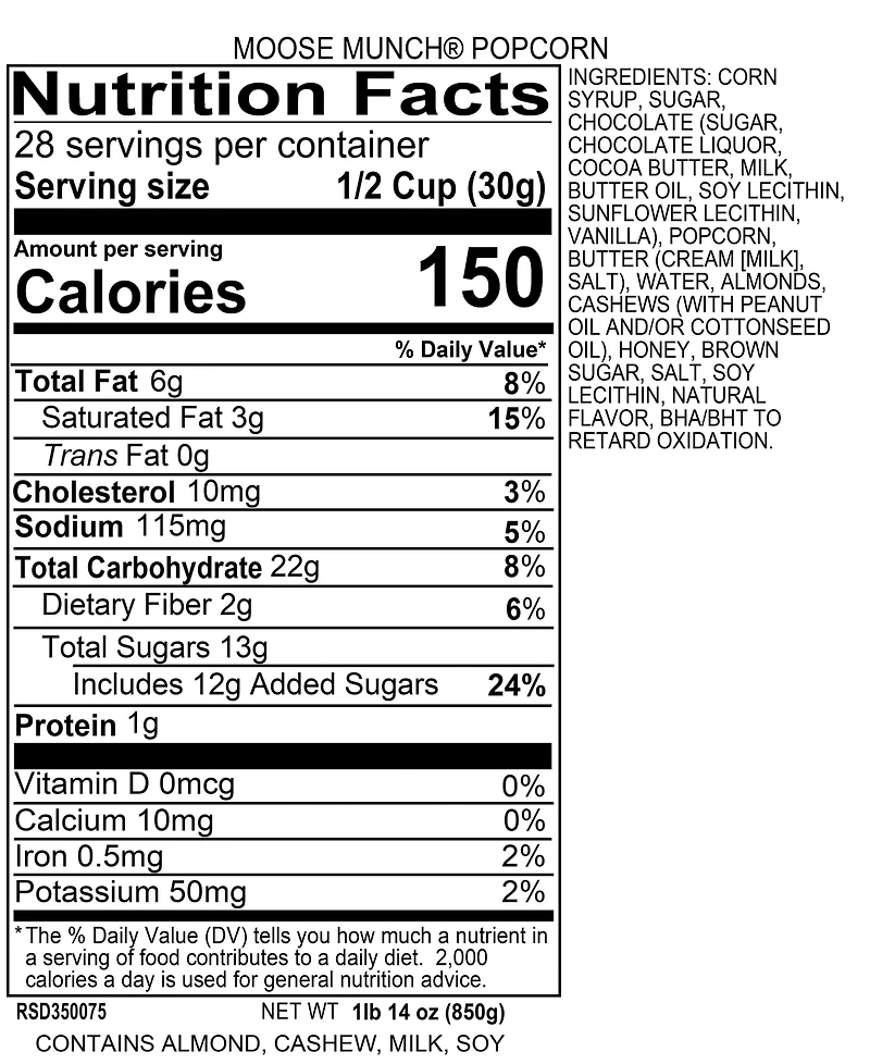 Harry & David Milk Chocolate, Dark Chocolate and Caramel Moose Munch Party Box, 30-Oz.