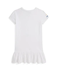 Polo Ralph Lauren Big Girls Us Open Bear Cotton Jersey Dress