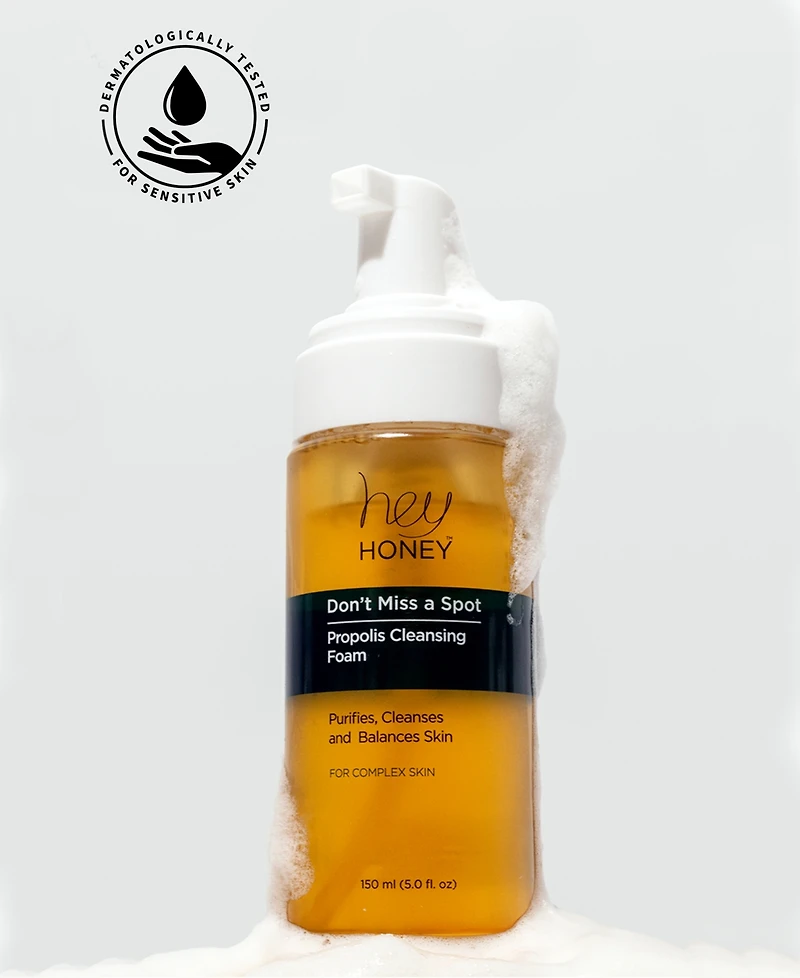 Hey Honey Don't Miss A Spot Propolis Cleansing Foam, 150 ml