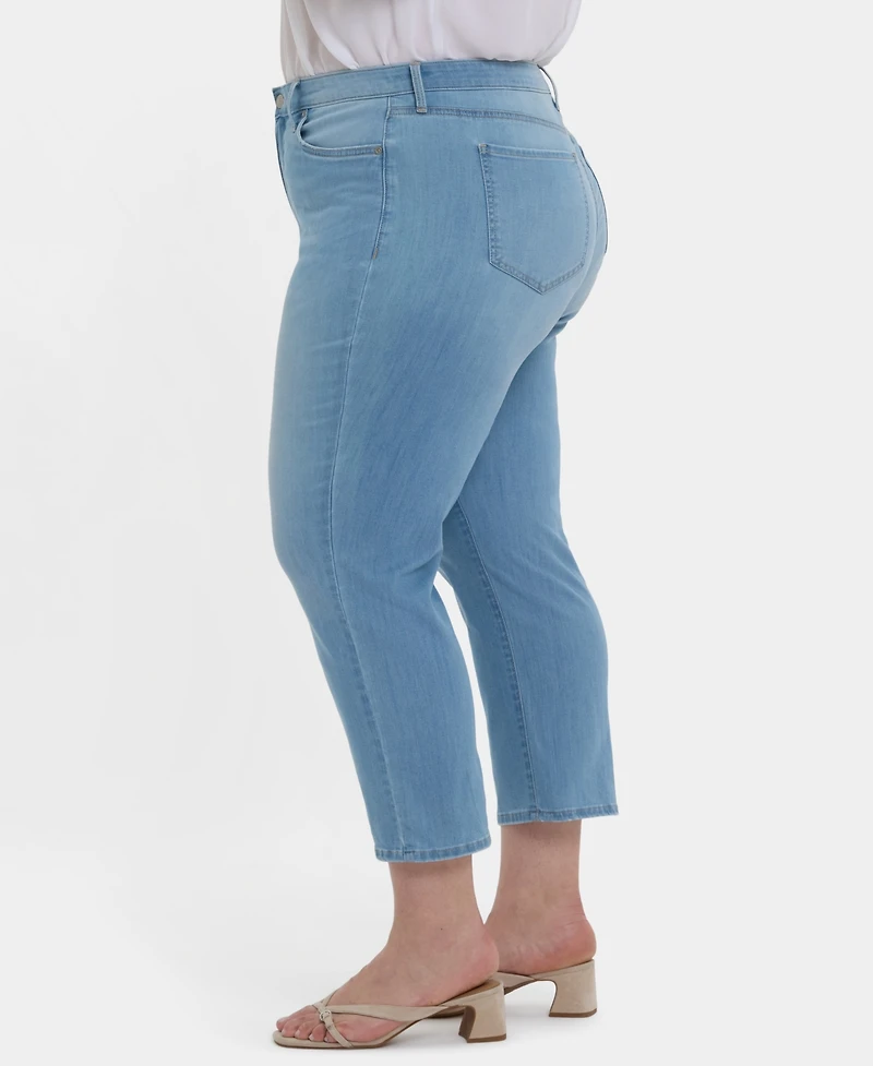 Nydj Plus Relaxed Piper Crop Jeans