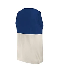 Darius Rucker Collection by Fanatics Men's Royal/Cream Chicago Cubs Color Block Tank Top