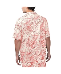Margaritaville Men's Red St. Louis Cardinals Monstera Print Party Button-Up Shirt