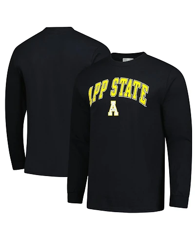 Fanatics Unlabeled Men's Black Appalachian State Mountaineers Logo Long Sleeve T-Shirt