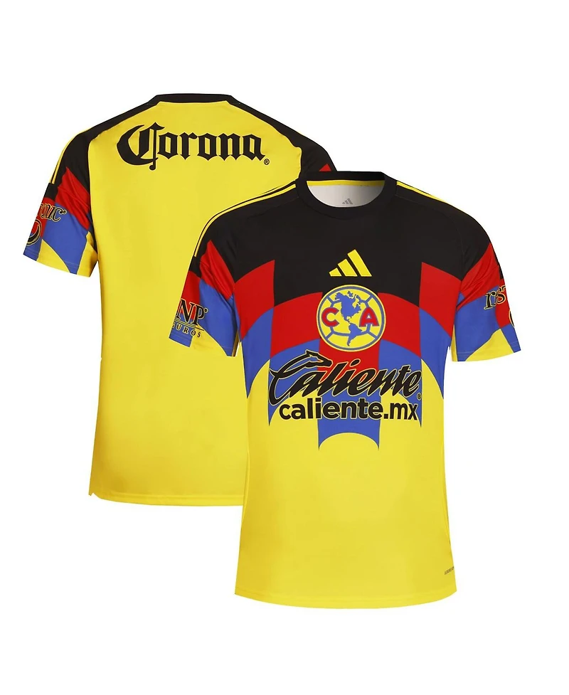 Adidas Men's Yellow Club America 2025/26 Home Replica Jersey
