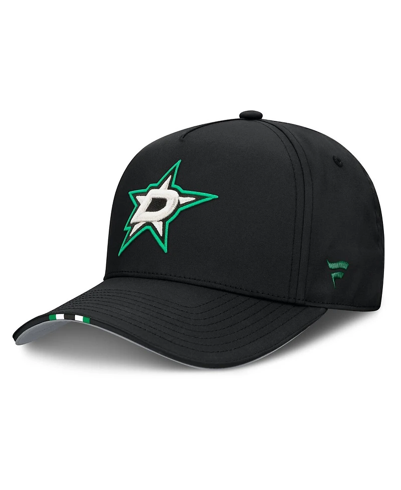 Fanatics Men's Black Dallas Stars 2025 Nhl Draft Authentic Pro On-Stage Podium A-Frame Adjustable Hat