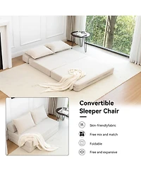 Streamdale Furniture Foldable Sofa Bed Sleeper Chair Twin