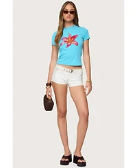 Edikted Womens Daylily T Shirt