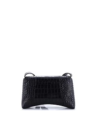 Pre-Owned Balenciaga Xs Downtown Soft Hourglass Shoulder Bag Embossed Leather