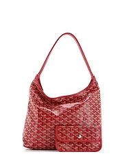 Pre-Owned Goyard Boheme Hobo Printed Coated Canvas