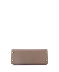 Pre-Owned Hermes Kelly 28 Handbag Grey Epsom with Gold Hardware