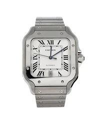 Pre-Owned Cartier Santos de Cartier Automatic Watch in Stainless Steel 40mm