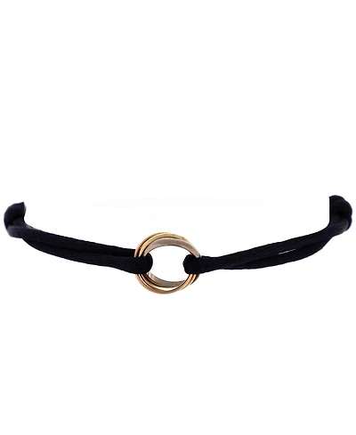 Pre-Owned Cartier Trinity On Cord Bracelet