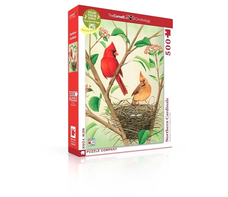 New York Puzzle Company Northern Cardinals 500 Piece Puzzle