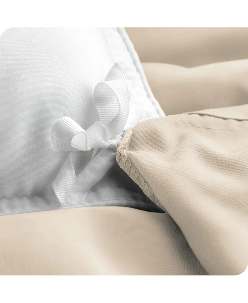 Bare Home Organic Cotton Jersey Duvet Cover Set Twin/Twin XLong