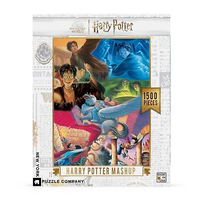 New York Puzzle Company Harry Potter Mashup 1500 Piece Puzzle