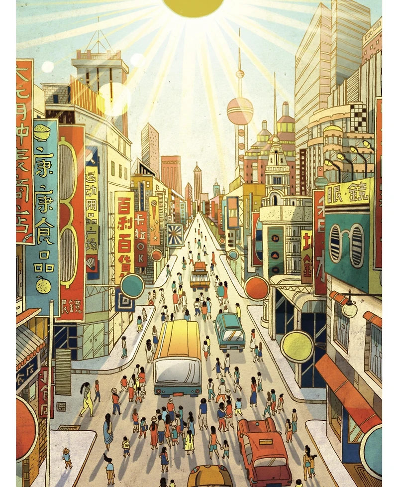 New York Puzzle Company City Prayer 1000 Piece Puzzle