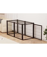 Streamdale Furniture 47" Dog Crate Kennel Playpen - Small/Medium Dogs Black