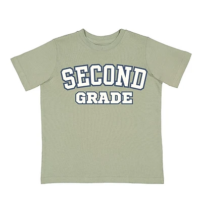 Sweet Wink Little and Big Boys Second Grade Varsity Short Sleeve T-Shirt