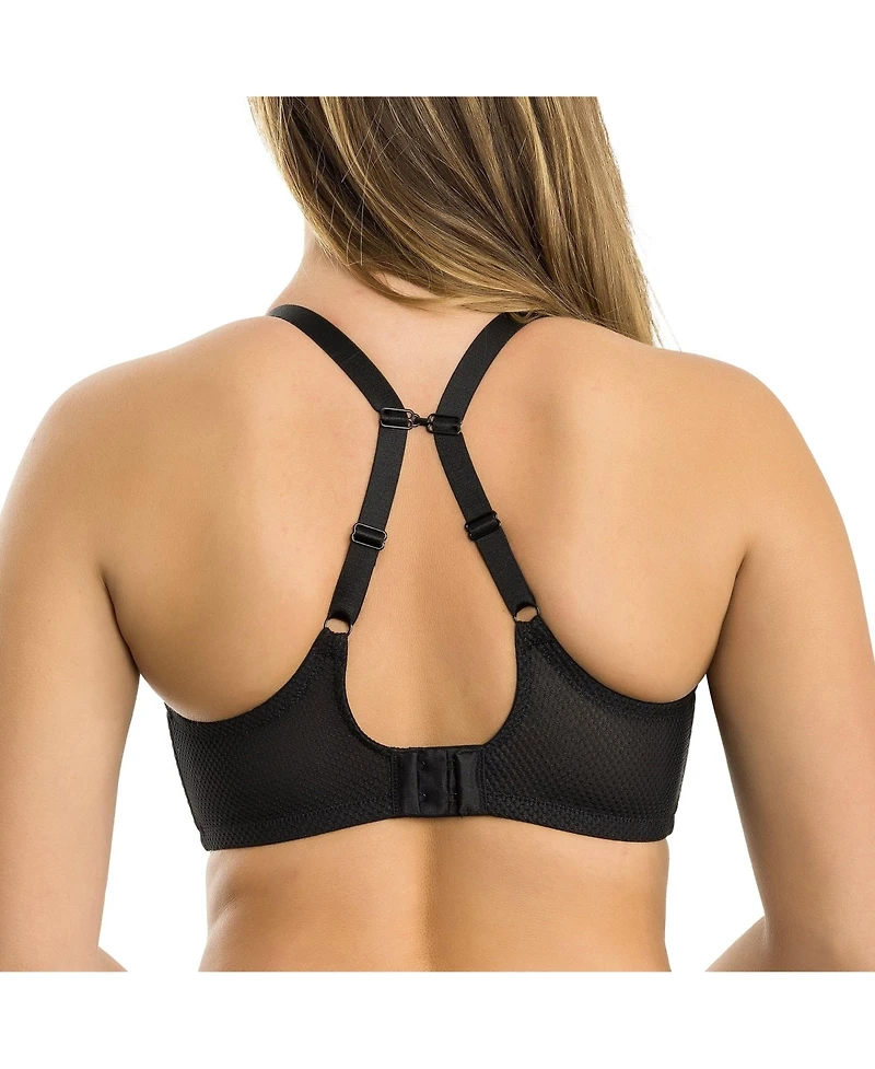 Parfait Women's Luxlacy Unlined Wired Bra, Black, 40H