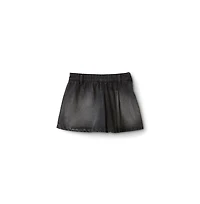 Cotton On Little Girls Pleat Front Denim Skort