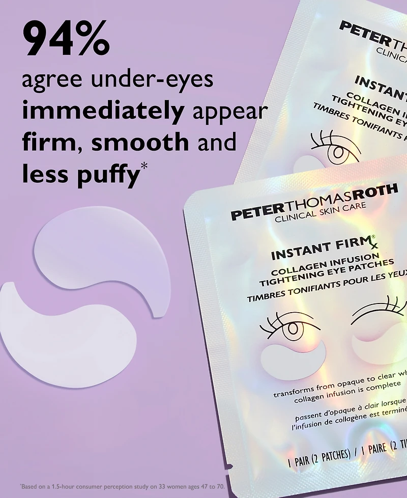 Peter Thomas Roth Instant FIRMx Collagen Infusion Tightening Eye Patches, 8 pairs