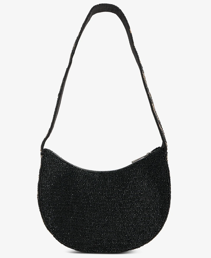 On 34th Beaded Half Moon Shoulder Bag, Macy's Exclusive