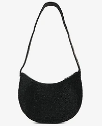 On 34th Beaded Half Moon Shoulder Bag, Macy's Exclusive