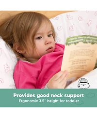 KeaBabies Toddler Pillow with Pillowcase, Small for Sleeping
