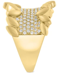 Effy Diamond Pave Vine-Inspired Wide Ring (1/2 ct. t.w.) in 14k Gold