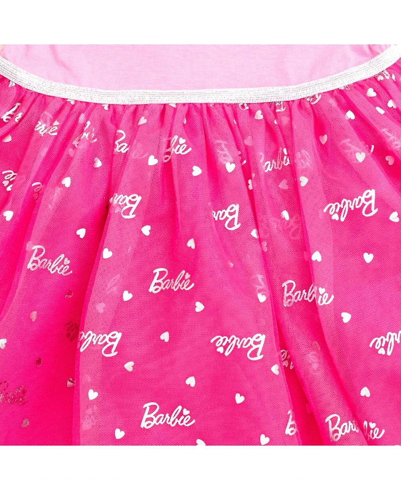 Barbie Little Girls Tulle Dress to