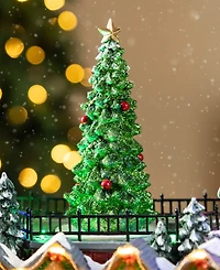 Glitzhome 15.25" Christmas Oversized Resin Lighted Village