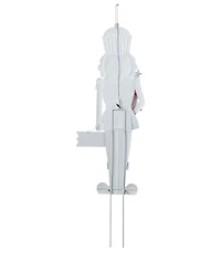 Glitzhome 36" Metal Christmas Nutcracker Yard Stake