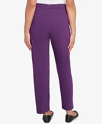 Alfred Dunner Petite Fitted Stretch Short Pants