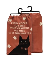 Primitives by Kathy You Bake I'll Be Watching You Cat Kitchen Towel Set