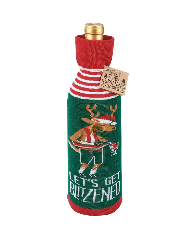 Primitives by Kathy Let's Get Blitzened Bottle Sock