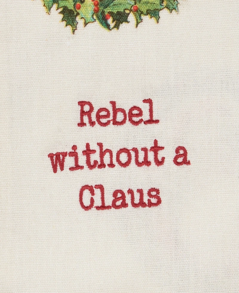 Primitives by Kathy Rebel Without a Claus Kitchen Towel