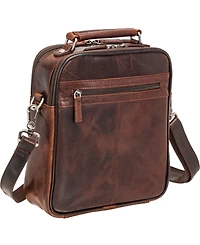 Mancini Men's Buffalo Double Compartment Bag