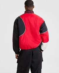 Macy's Marvel X Nba Men's Detachable Sleeve Colorblocked Spider-Man Jacket, Exclusive