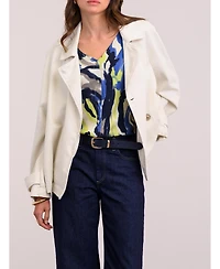 Celtic & Co. Women's V-Neck Drape Blouse