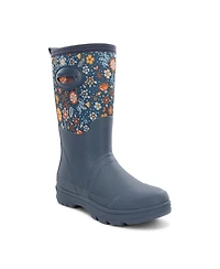 Western Chief Womens Garden Play Faux Fur Neoprene Mid Cold Weather Boot