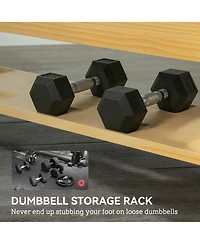 Soozier Adjustable Weight Bench with Rack for Weight Lifting,