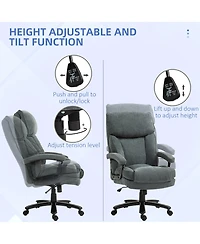 Homcom Big and Tall Office Chair, Up to 450 lbs. Executive Chair for Home