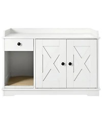 Streamdale Furniture Cat Litter Box Enclosure Furniture