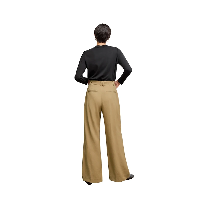 M.m.LaFleur Bia Pleated Trouser - Air Twill