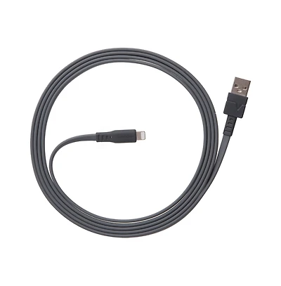 Ventev Flat Usb A to Apple Lightning High Speed Tangle-Free 3 Foot Cable