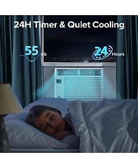 Cowsar 6,000 Btu Small Window Air Conditioner