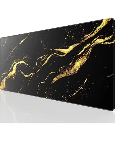 memzuoix Large Gaming Mouse Pad Extended Mousepad with Micro-Weave Cloth, Non-Slip Base, Water Resist Keyboard for Office Home, 31.5x15.7in