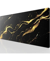 memzuoix Large Gaming Mouse Pad Extended Mousepad with Micro-Weave Cloth, Non-Slip Base, Water Resist Keyboard for Office Home, 31.5x15.7in