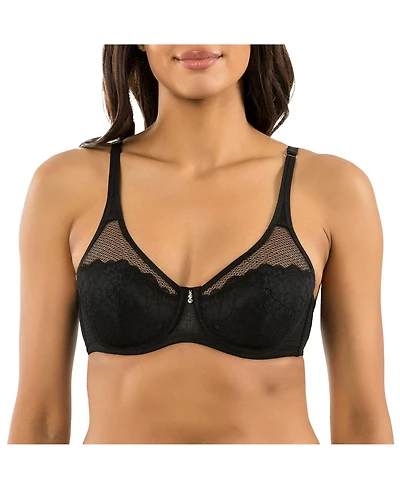 Parfait Women's Luxlacy Unlined Wired Bra, Black, 40H