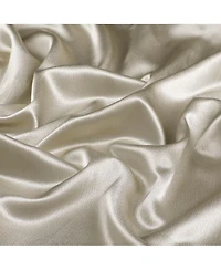 Kate Aurora Ultra Lux Faux Silk Regency Crinkle Rod Pocket Semi Sheer Single Curtain Panel - 52 in. W x 84 L
